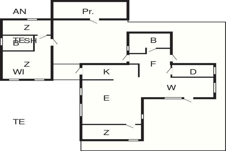 7 Person Holiday Home In Fan Fanø Eksteriør billede
